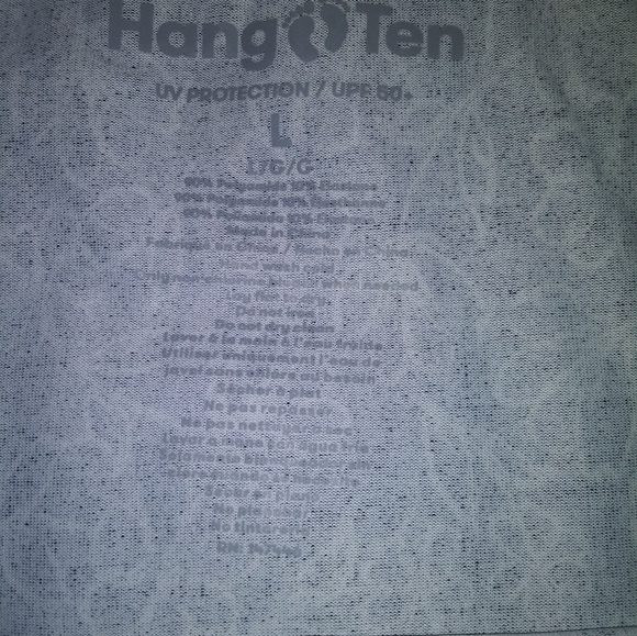 NWT UV Protection Women's Hang Ten Black And Grey Long Sleeve Shirt, Size Large - Picture 5 of 10